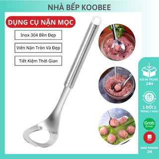Dụng cụ làm thịt viên, chả viên, nặn mọc - Thìa làm viên thịt cao cấp KooBee (NB32)