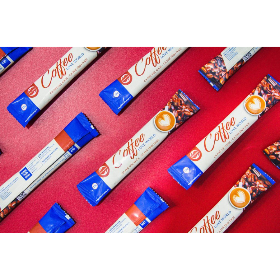 Coffee sữa Love World cà phê kiểm soát cân nặng – 15 gói/hộp