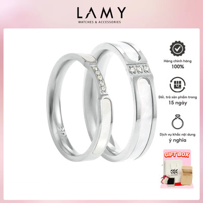 Nhẫn cặp đôi LAMY Dreamy Ring Silver 8020 & 8021