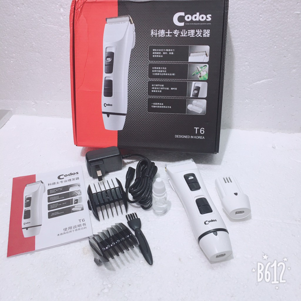 Tông đơ Codos T6 (lưỡi dao siêu bền) _SS510
