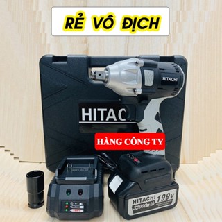  Máy Siết Bulong 199V Hitachi Siêu Bền Máy Tháo Mở Bulong Chuyên Dụng Khoan Bắn Vít Xiết Ốc Cực Khỏe 
