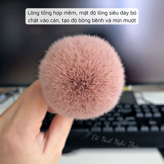 Chổi phủi bụi nail cán dài Nghi Thảo Official