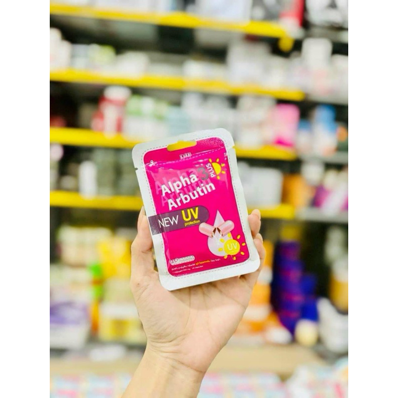 Vĩ 10 Viên Bột Trắng Da Anpha Arbutin