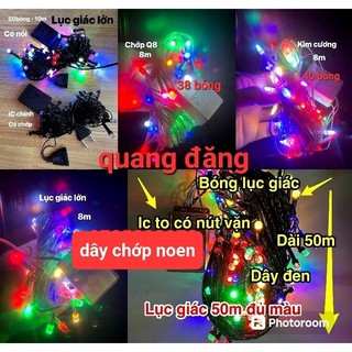 Dây đèn led chớp trang trí noel , dây chớp noel 8m , 10m , 50m