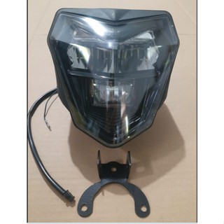 Pha LED 2 tầng M02 lắp đặt cho xe điện M133, đèn xe điện M133, tặng kèm giá lắp đèn