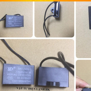 Tụ Quạt Dàn Nóng Điều Hòa Loại Dây (1.0µF Đến 8µF)