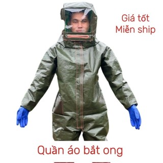 BỘ QUẦN ÁO BẮT ONG RỪNG ONG BÒVẼ ONG ĐẤT LIỀN THÂN (hàng tốt giá rẻ)