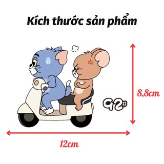 Decal Dán nắp bình xăng chuột Jerry