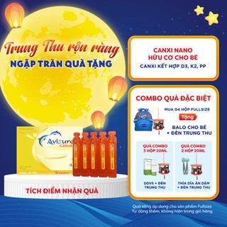 Tích điểm đổi quà - Avisure Calkid canxi nano tự nhiên cho bé 30 ống