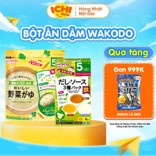 Bột Cháo Ăn Dặm Wakodo Cho Bé 5m 7m  Đủ Vị