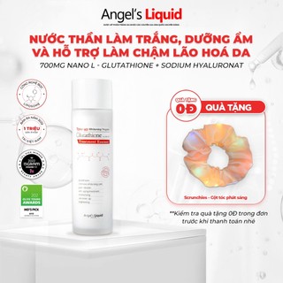 Nước Thần Dưỡng Trắng Da Cân Bằng Độ Ẩm Angel's Liquid Tone Up Whitening Program Glutathione Treatment Essence 150ml