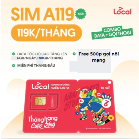 Sim 4G Local Mobi Nghe Gọi Miễn Phí - Free 1 Tháng Đầu Gia Hạn Cực Rẻ Sky69 Sky79 Sky89 Sky99 A69 A7