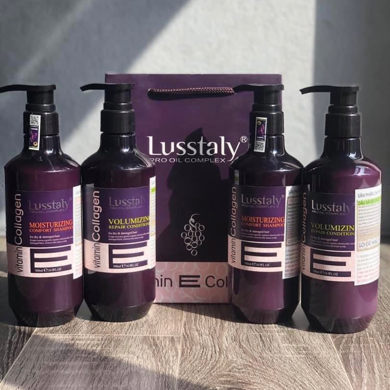 Gội xả Lusstaly collagen 500ml