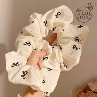 Dây cột tóc scrunchies nơ bowl dễ thương TÍM STORE phụ kiện thời trang phong cách hàn quốc