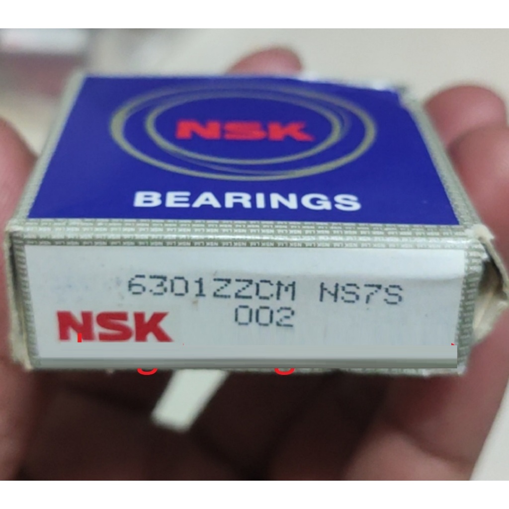 Bạc đạn NSK 6301 / bạc đạn lỗ 12mmx đường kính ngoài 37mm x dày 12mm