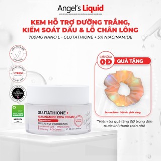 Kem Dưỡng Trắng Se Khít Lỗ Chân Lông Angel's Liquid Glutathione + Niacinamide 7Day Whitening Program 700V-Cream 50ml