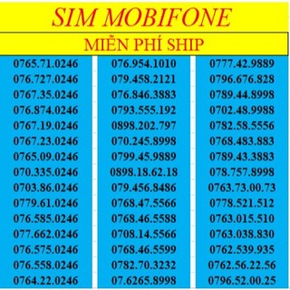 Sim mobifone trả trước 10 số 090 giá chỉ từ 100k. Chọn số thoải mái.