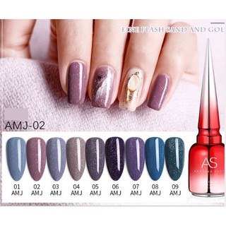 [Xả lỗ đổi bảng màu] SƠN gel NHŨ GIẢ BỘT mã AMJ 9 chai đỏ nhọn 15ml siêu HOT siêu xịn