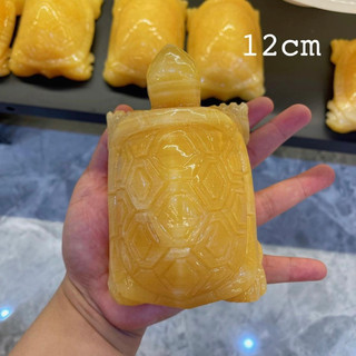 Rùa đá ngọc hoàng long 12cm đá nguyên khối phong thuỷ