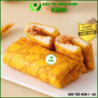 [Thùng 2kg ~ 32 cái] Bánh cuộn vỏ trứng nhân sốt salad ruốc chà bông Xingera hottrend