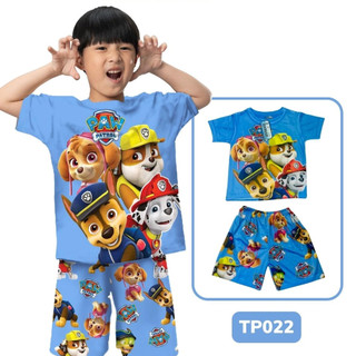 Quần áo trẻ em Kunkun Kid chất thun lạnh co giãn 4 chiều in 3D TP022 size đại từ 10-60kg