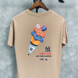 TEE THUN NEW ERA CÂY KEM ĐEN ( AUTH )