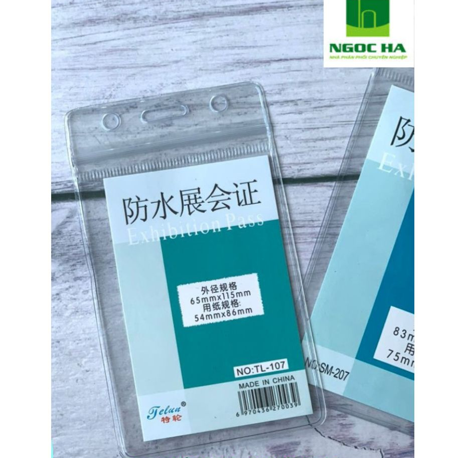 Mặt bao thẻ tên, bảng tên dọc – văn phòng – nhân viên - học sinh (1 cái)- dẻo dọc J107