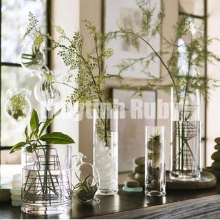 Bình bông lọ hoa thùy tinh trụ tròn cắm hoa trang trí giá rẻ