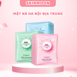 Mặt nạ giấy dưỡng trắng da mụn cấp ẩm thải độc HA Images