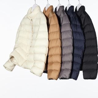 [Auth UniqIo] Áo Phao Lông Vũ Siêu Nhẹ Cổ Trụ Nữ - Tag Nhật - Ultra Light Down Jacket