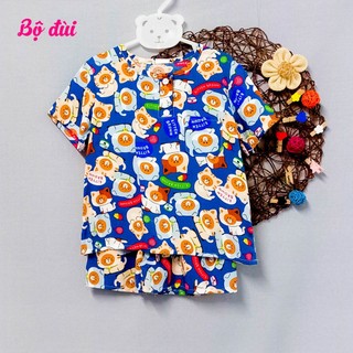 Bộ tole quần đùi sát nách, tay ngắn bé trai 12-13kg