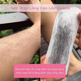 Combo Sáp con lăn + máy đun sáp con lăn. Lựa chọn tốt nhất cho wax lông chân tay lưng bụng. Nowax White Flower