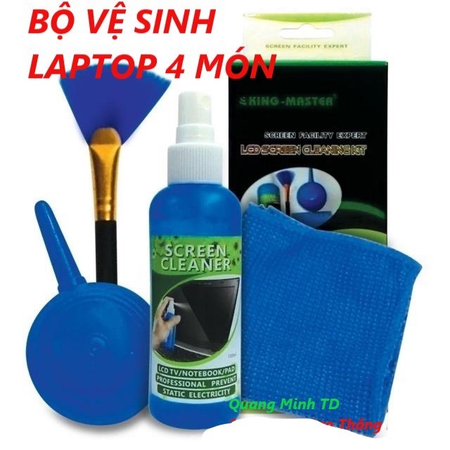 Bộ vệ sinh laptop, LCD 4 món