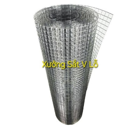 (1Mx 1M) Lưới sắt mạ kẽm quây chuông vật nuôi ,Ô vuông 1,2cm và ô 2cm