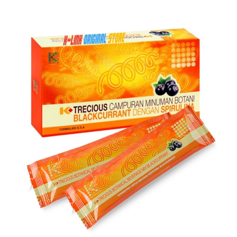 TPBS tảo Kink K- Trecious Botanical Beverage Mix Curant With Spirulina – 7 gói/hộp