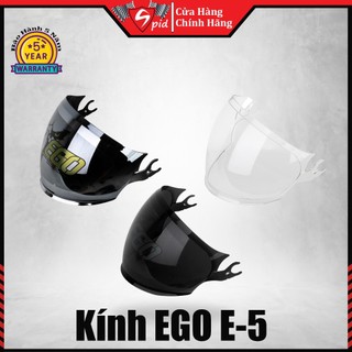 [PHỤ KIỆN EGO] KÍNH MŨ 3/4, Fullface EGO E5 SPID.VN (KHÔNG BAO GỒM HÀM VÀ MŨ) - Hàng chính hãng - SPID.VN