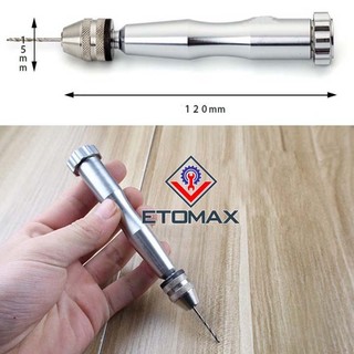 Khoan tay mini v4, tặng kèm 10 mũi khoan mini