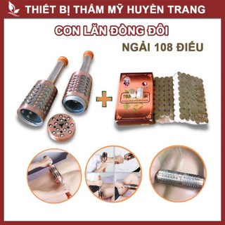 Con Lăn Đồng Đôi - Điếu Ngải Cứu 108 Điếu - Đả Thông Kinh Lạc Trong Spa Đông Y Huyền Trang NANOCEE