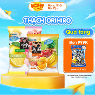 Thạch hoa quả  ORIHIRO dai giòn, nhiều hương vị trái cây Nhật Bản cho bé từ 1 tuổi