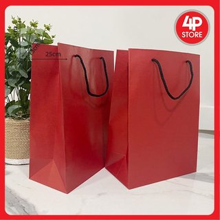 01 Túi [ Nhiều size ] Kraft Xịn màu Đỏ [ Q7 ]