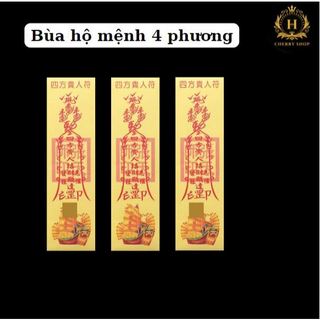 Linh phù vàng hộ mệnh 4 phương