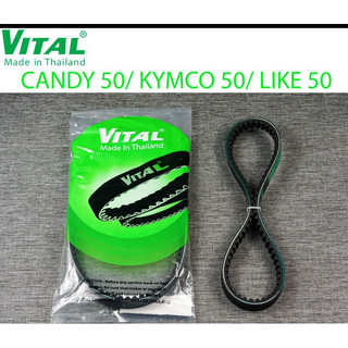 Dây curoa candy 50, kymco 50, like 50 hiệu vital- dây curoa vital chính hãng, hàng thái lan chất lượng cao