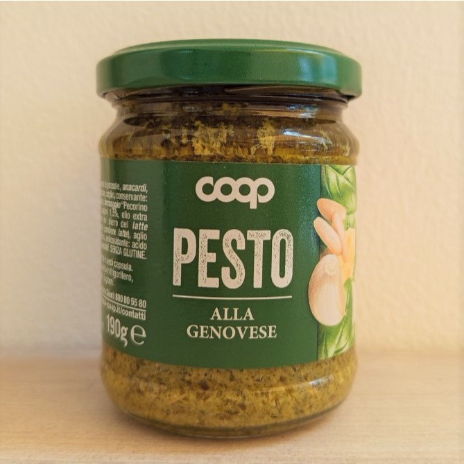 COOP (Lọ Alla Genovese 190g) SỐT PESTO LÁ HÚNG QUẾ Basil Pesto Sauce