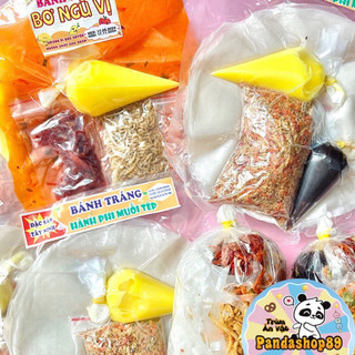 Set bánh tráng phơi sương các vị, bánh tráng ngũ vị, bánh tráng trộn,…