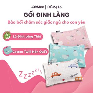 Gối Thảo Dược Đinh Lăng Cao Cấp Cho Bé Demee - Gối Hỗ Trợ Ngủ Ngon Sâu Giấc Cho Trẻ Sơ Sinh Đến 6 Tuổi