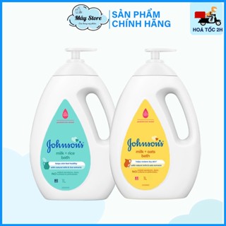 Sữa tắm Johnson's cho bé Sữa và Gạo, Sữa và Yến Mạch 1000ml
