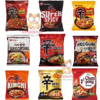 (Mì Gói Nongshim 33 Vị)Mì Nongshim Hàn Quốc, Mì Gói Hàn Quốc, Mì Shin Ramyun Các Vị, Mì Cay Hàn Quốc