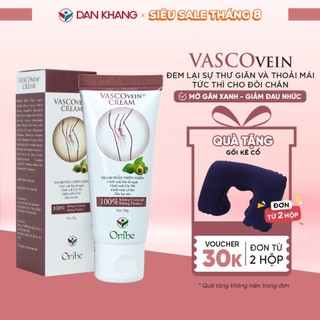 Kem Thoa Giảm Sưng Đau, Tê Phù, Chuột Rút Do Suy Giãn Tĩnh Mạch Vascovein Dân Khang - Tuýp 50g