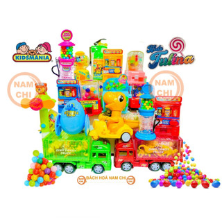 [LẺ 1 MÁY] [TỔNG HỢP]  Kẹo Đồ Chơi Candy Machine (Máy ATM - Máy Bán Kẹo Gum - Máy Bán Nước Ngọt - Máy Jackpot)