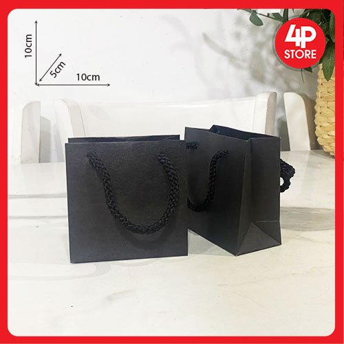 01 Túi [ 6 size ] Túi Kraft Xịn 120gsm Đen [ Q7 ]
